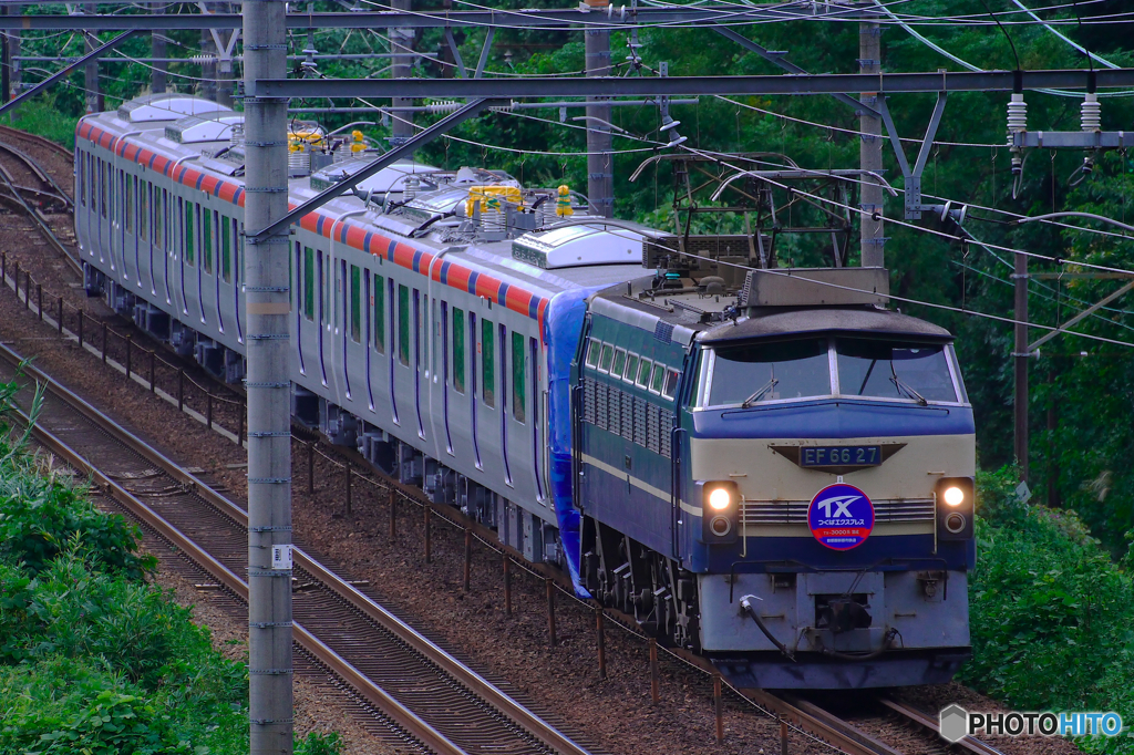 TXｰ3000系甲種　EF66-27