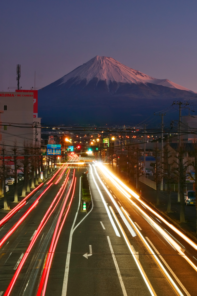 富士山　　富士見大通り