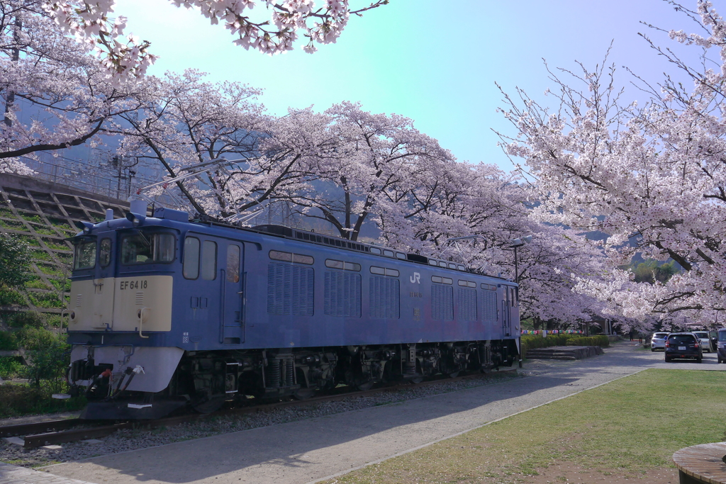 勝沼ぶどう郷駅のEF64