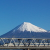 500系と富士山