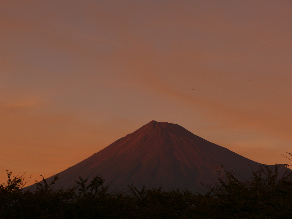 夕富士