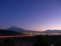 早朝富士山＠富士川