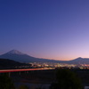 早朝富士山＠富士川