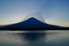 空に影富士
