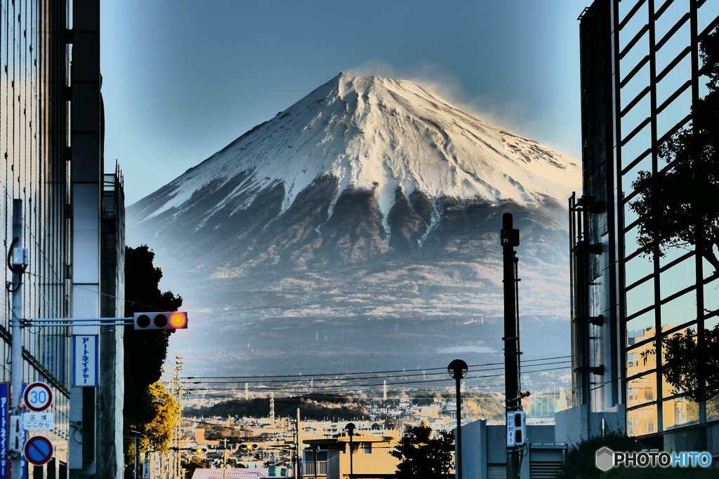 冬の富士山