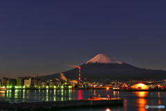 田子の浦HDR富士山夜景