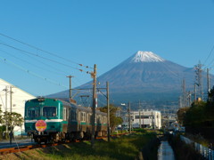 富士山と岳南鉄道