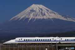ありがとう700系と富士山　４Kフォト