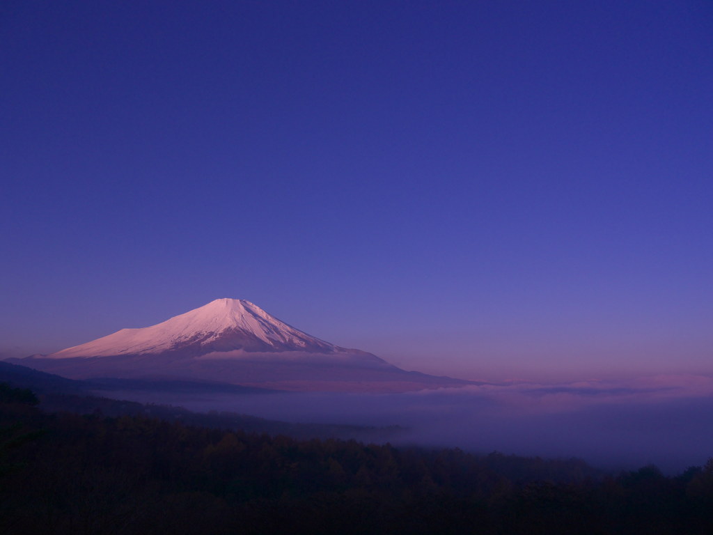 雲海と富士山＠山中湖