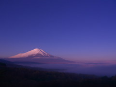 雲海と富士山＠山中湖