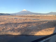 新幹線から車窓