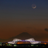 東京ゲートブリッジと富士山