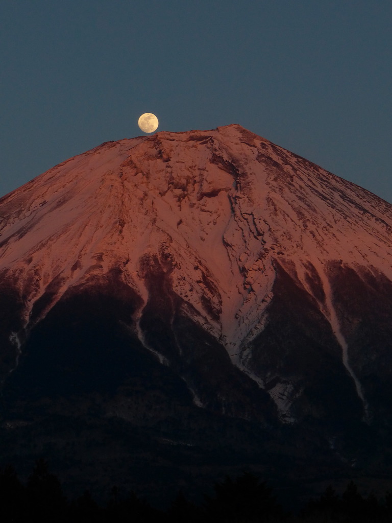 富士山　パール富士