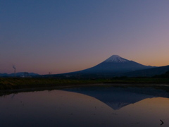 富士山水鏡