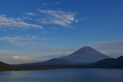 本栖湖からの富士山