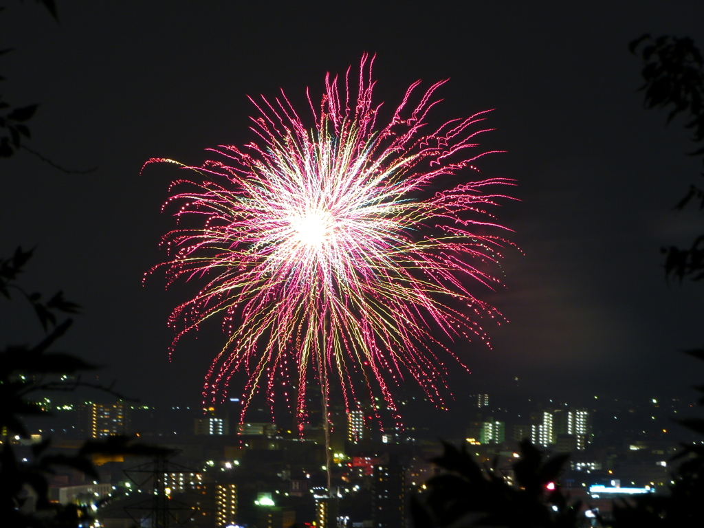 富士まつりの花火