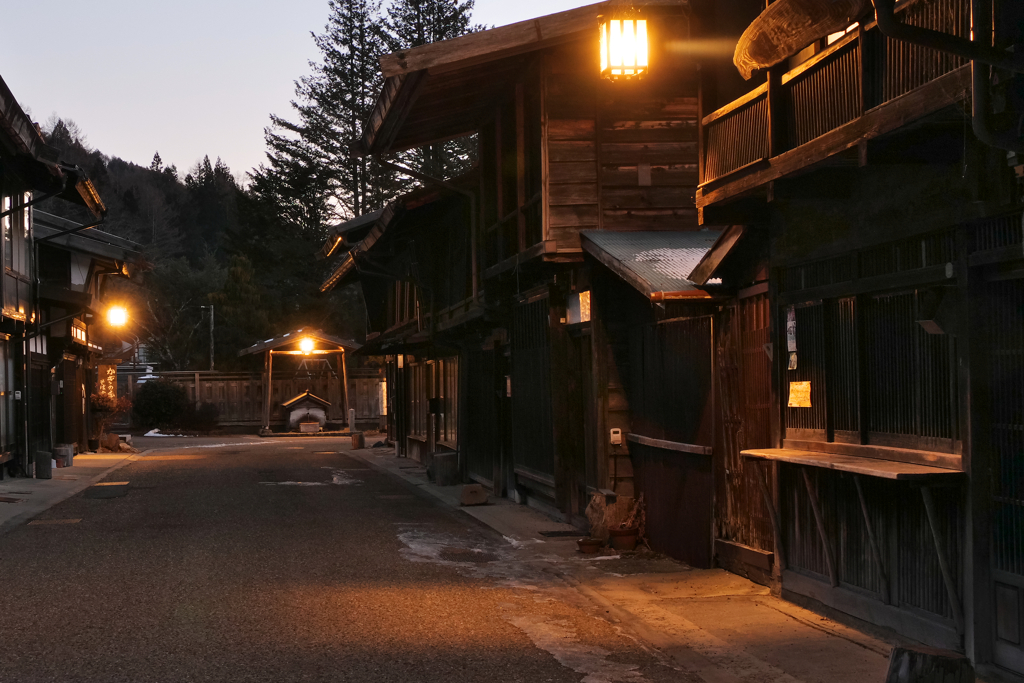 奈良井の朝