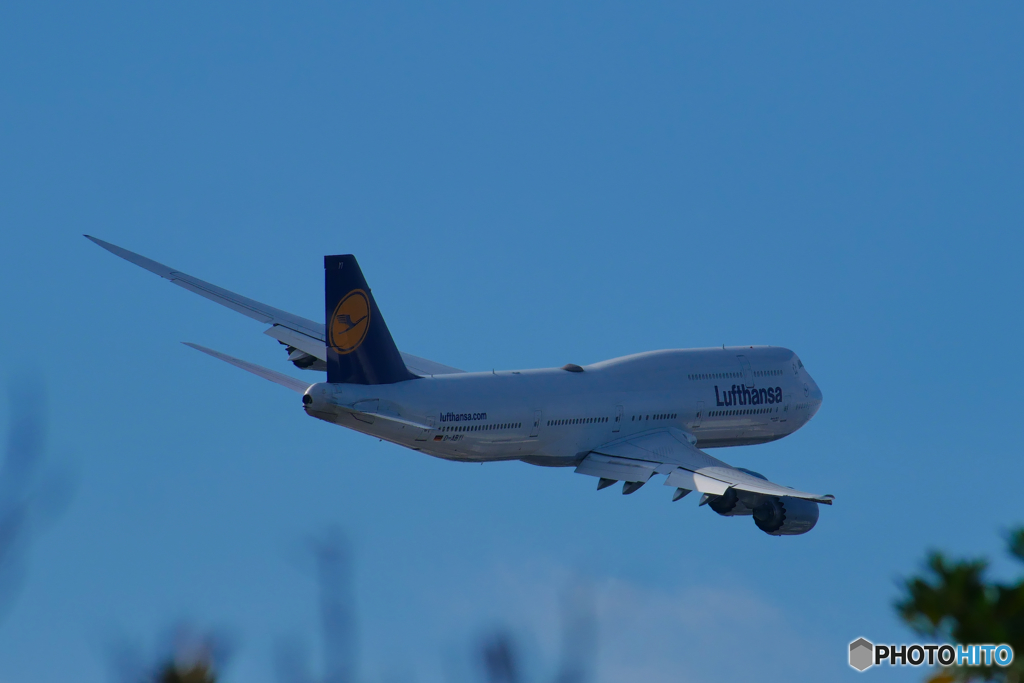 羽田空港　B747 ルフトハンザ