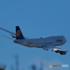 羽田空港　B747 ルフトハンザ