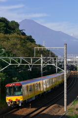 富士に向かって東京メトロ甲種