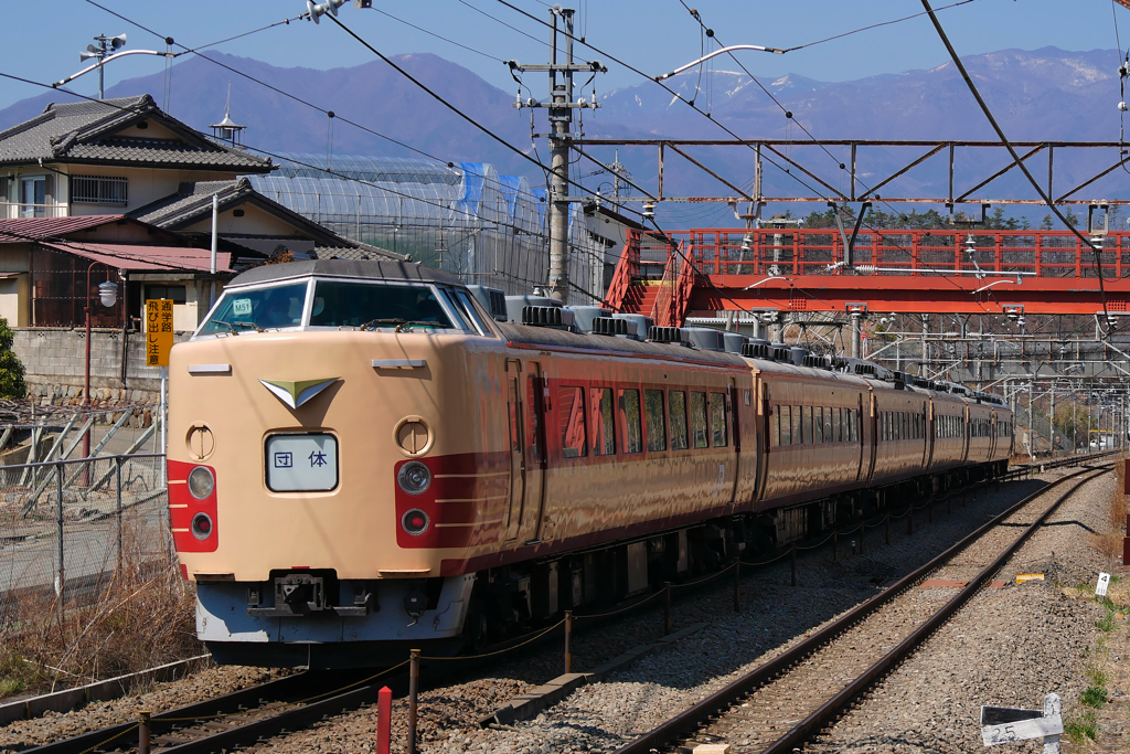 189系　かいじ30周年