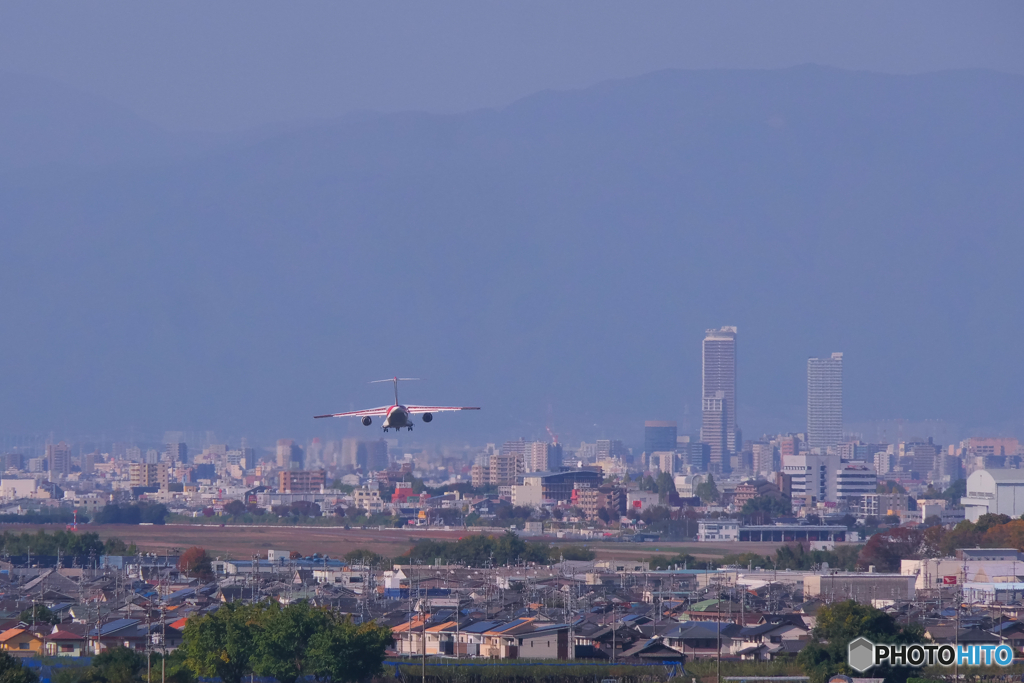 犬山城からC1と岐阜