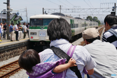 185系　Y160記念列車　子守り鉄