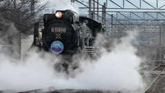 過去画像京都旅行　梅小路機関車館　D51