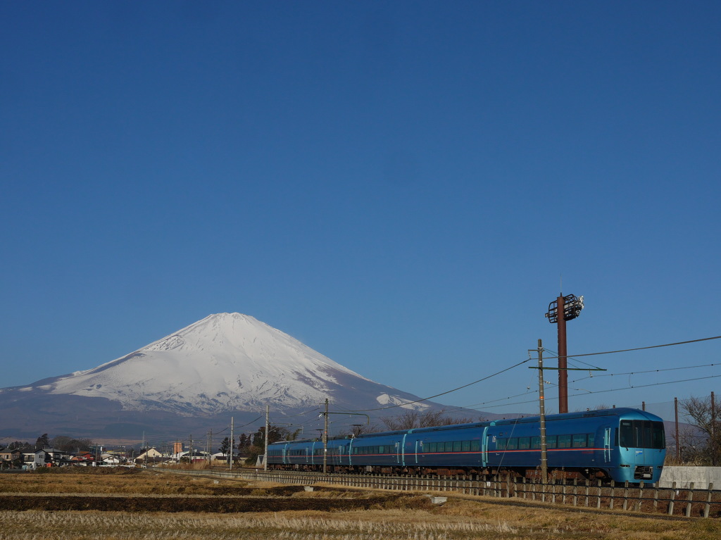 富士山とあさぎり