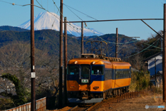 大井川鉄道と富士山