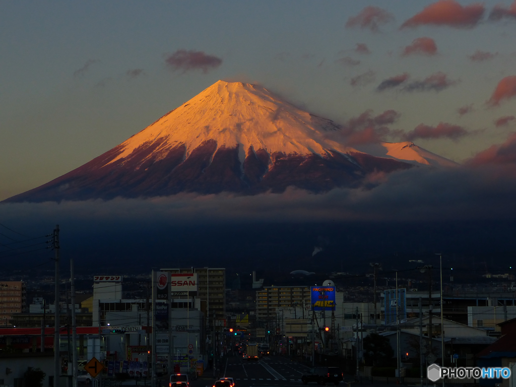 富士山のある街