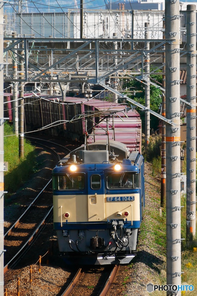 EF64-1043　3075レ