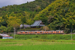 残暑厳しい身延線