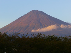台風一過の富士山