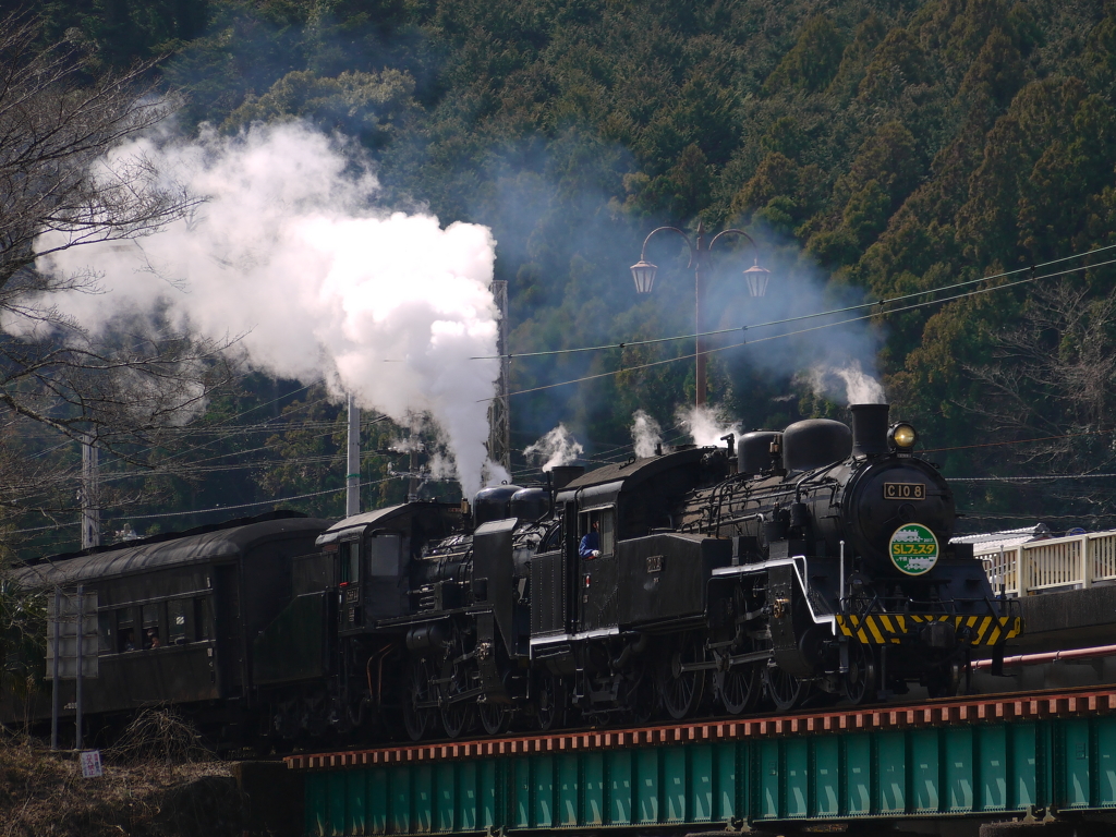 大井川鉄道　C10C56 SL重連急行