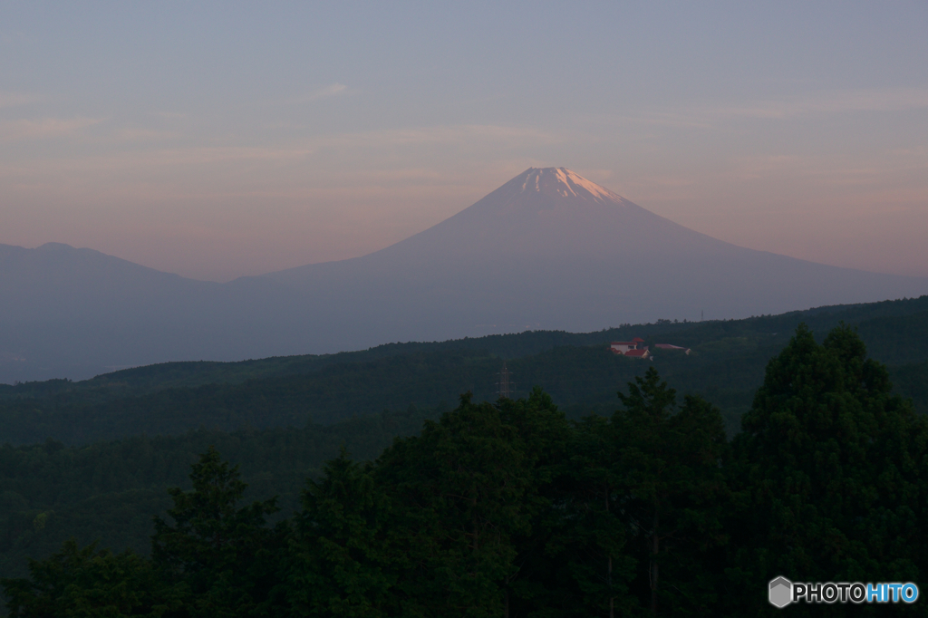 国1から富士山