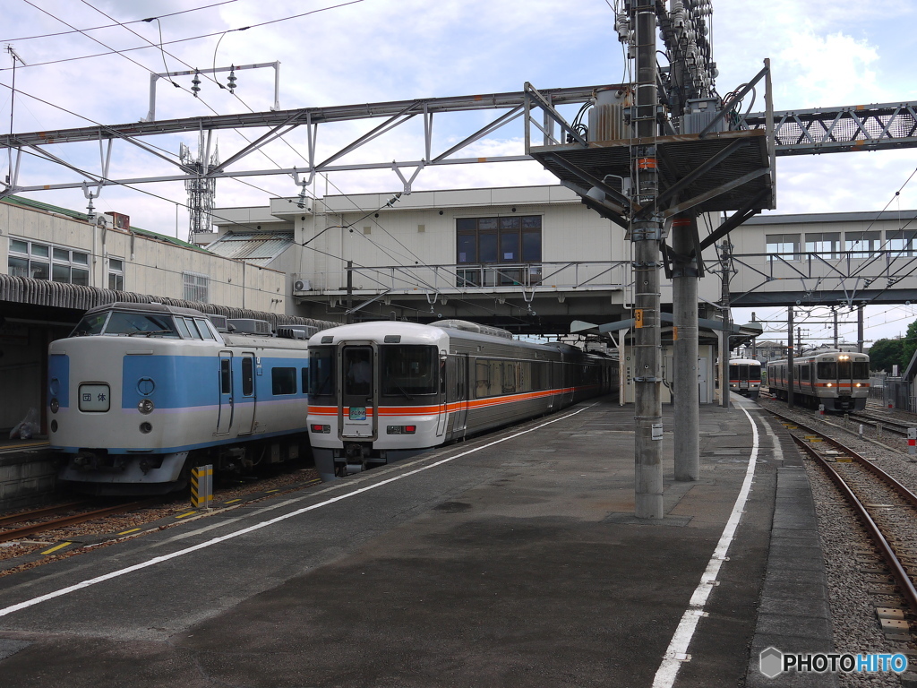過去画像189系 富士宮駅