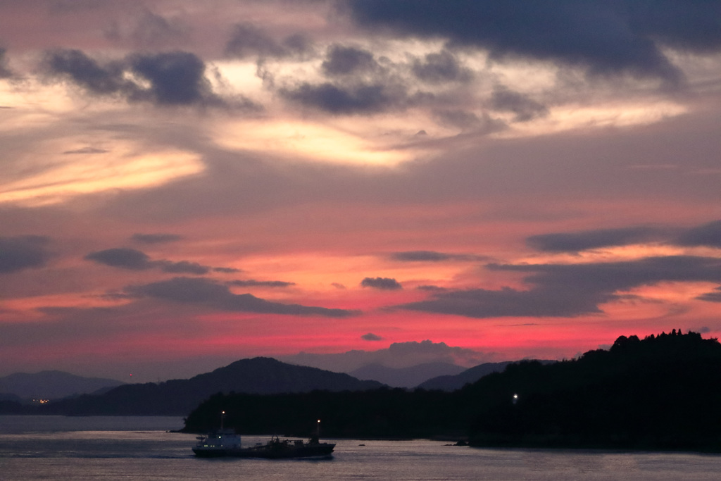 瀬戸内の夜明け(1)  170823---1
