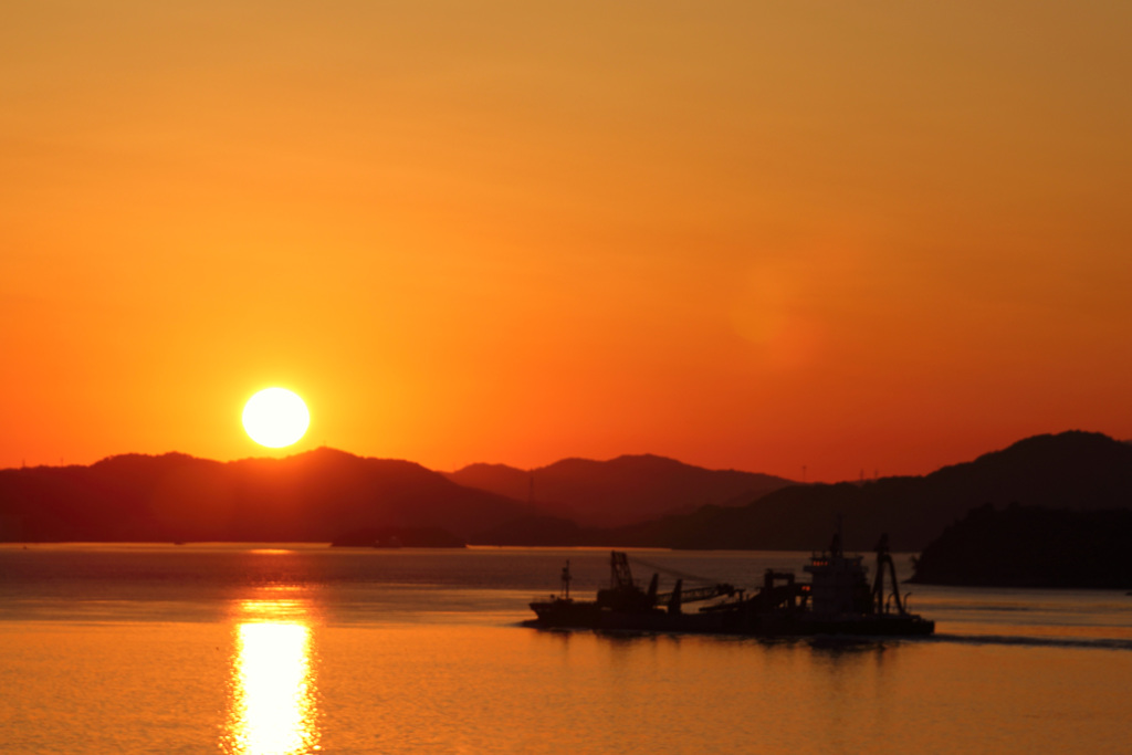 瀬戸内の夜明け(3) 170605-3