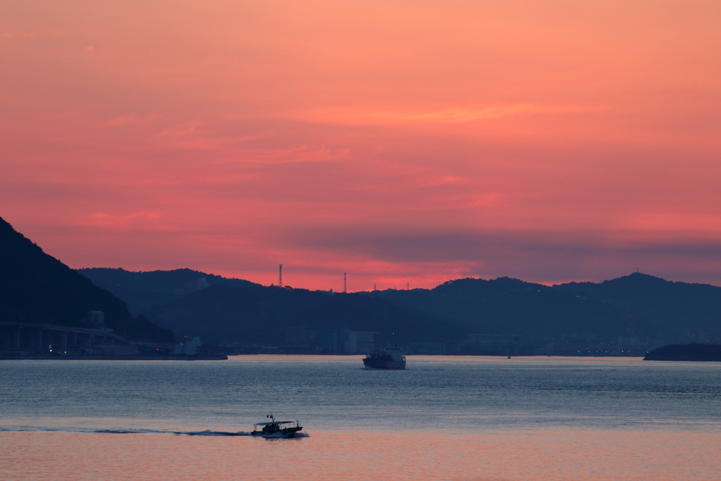 瀬戸内の夜明け(1) 170604-1