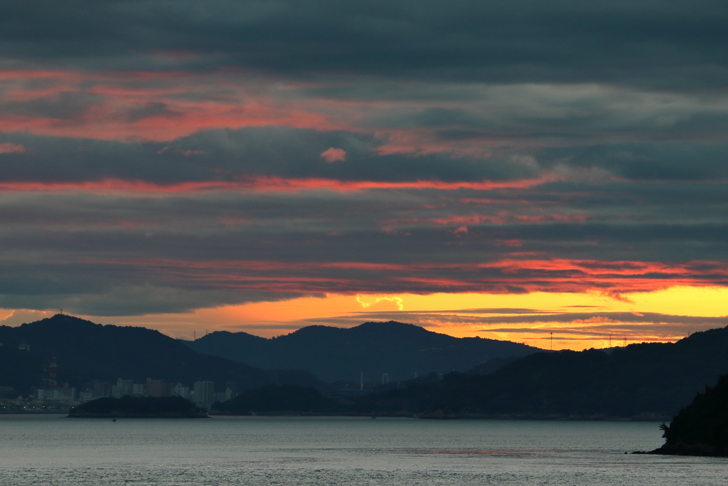 瀬戸内の夜明け(2)  170812-2