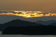 台風通過後の朝 (1）170807-1