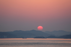 瀬戸内の夜明け(2) 170529-2
