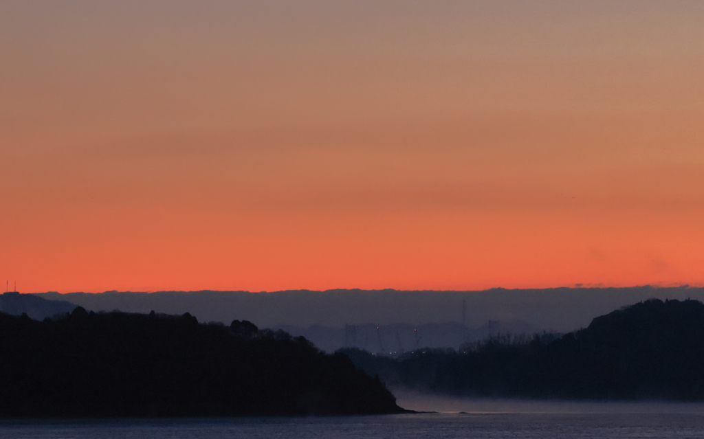 瀬戸内の夜明け 231226-875