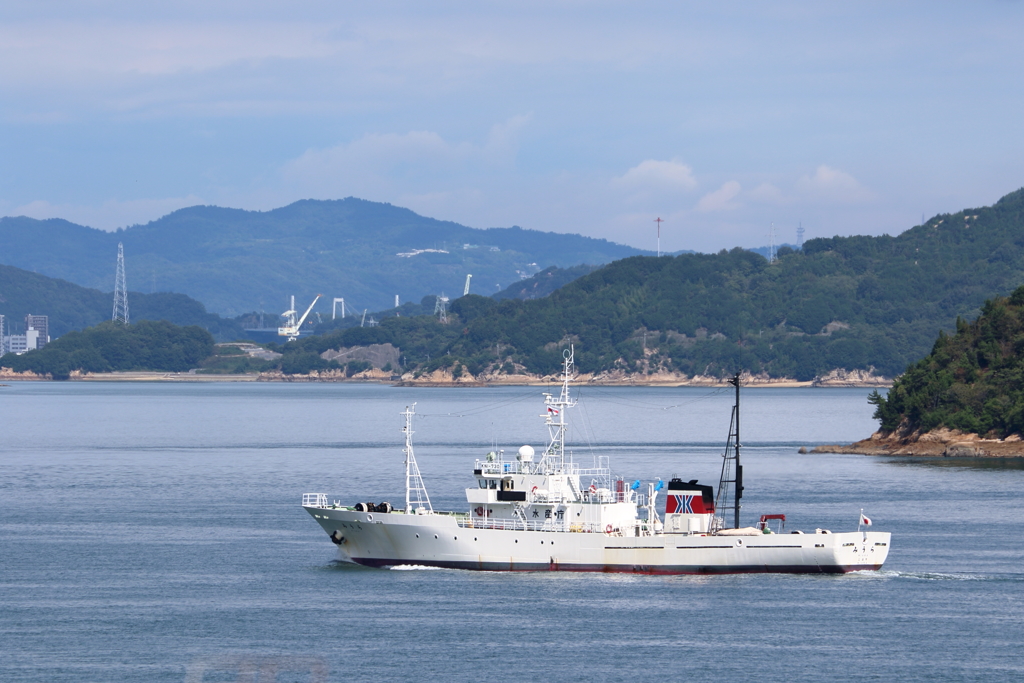 海上で勤務中 16.09.21