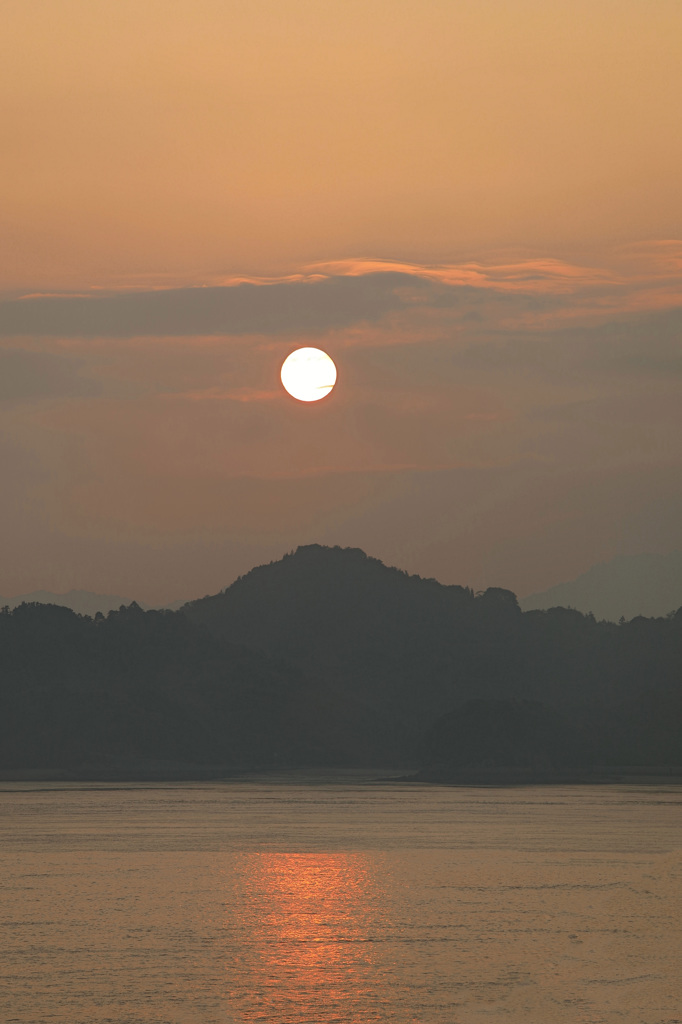 瀬戸内の夜明け 171010