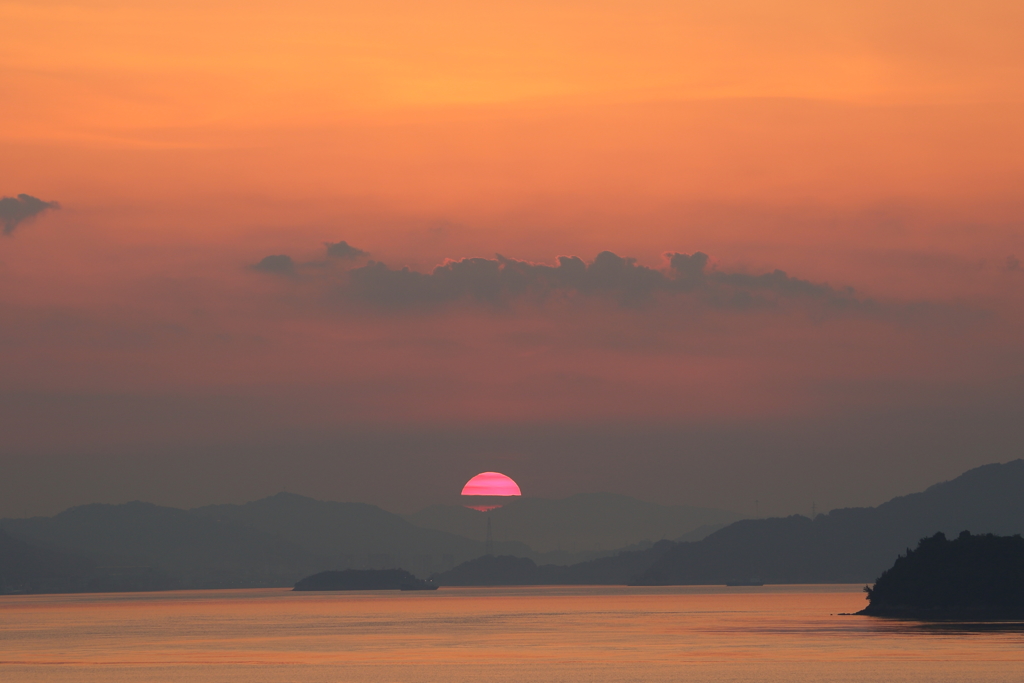 瀬戸内の夜明け(2)  170523-
