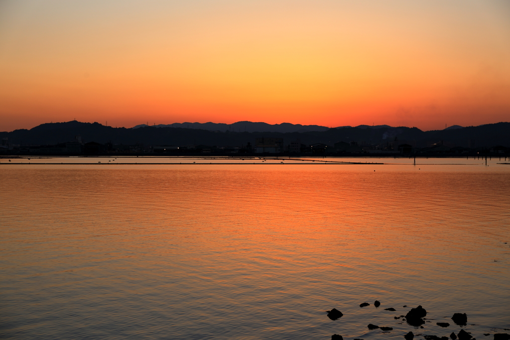 松永湾の夕景　(2) 15.10.16