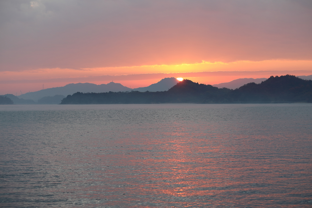 瀬戸内の夜明け(2) 171128-