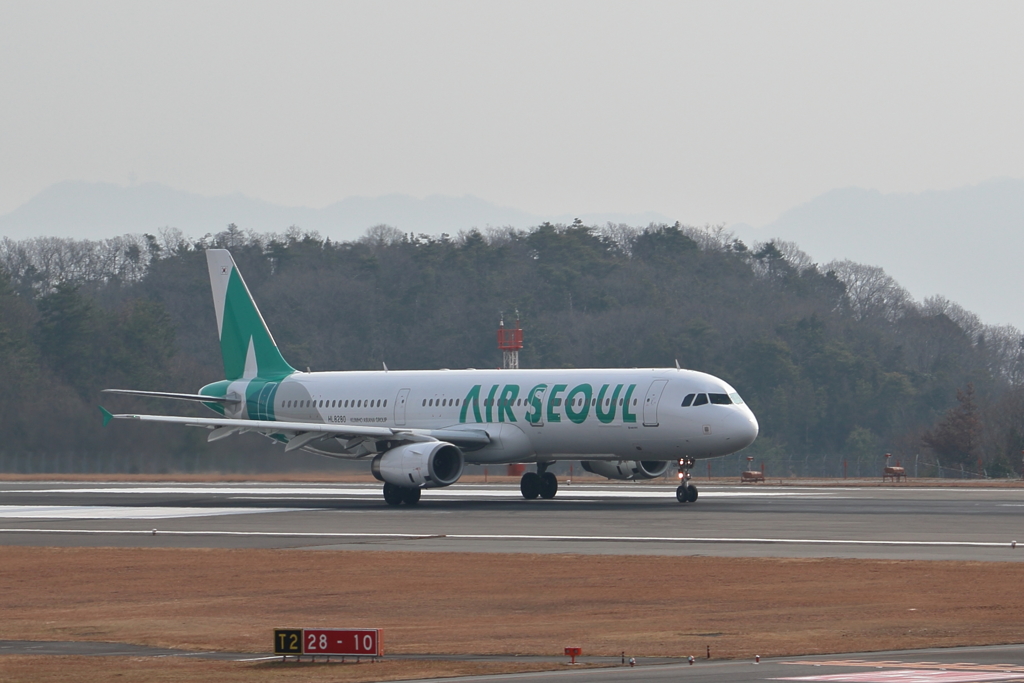 広島空港（Air Seoul) 17.01.19